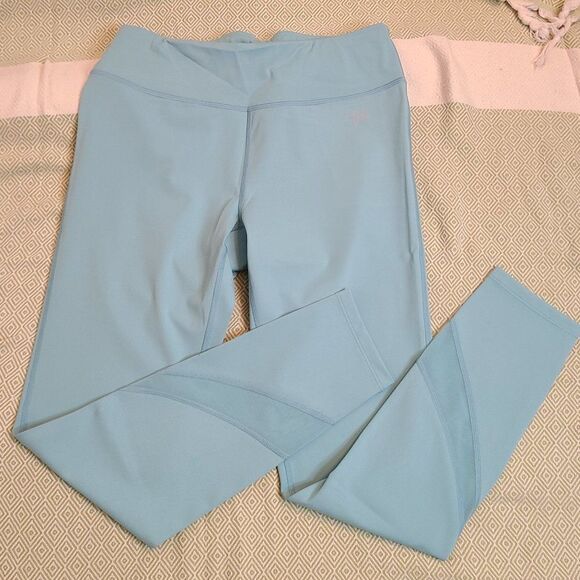 NWT Halina Athletics Sports Leggings Turquoise Medium - Picture 1 of 3